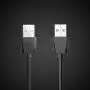 Havit 2-Feet USB 2.0 Type A Male to Type A Male Cable, Black (1pack)
