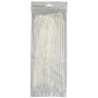 100 Pack KOOWIN 12 Inch 50 Lbs Tensile Strength Self-Locking Eco-Friendly Nylon Plastic Cable Zip Ties Heavy Duty White Wire Tie Wraps for Home, Office, Garden, Garage, Workshop (Medium, 100pcs)