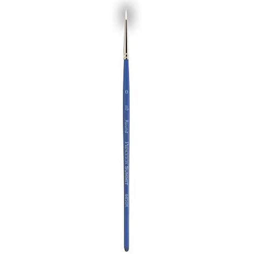 Princeton Artist Brush Summit, Brushes for Watercolor and Acrylic Series 6850, Round White Synthetic Hair, Size 0