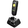 NADAMOO 2D Wireless Barcode Scanner Compatible with Bluetooth, Portable USB 1D 2D QR Code Scanner for Inventory, Bar Code Image Reader for Tablet iPhone iPad Android iOS PC POS, with Charging Dock