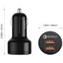 Fast Car Charger, AUKEY 36W Dual Port Quick Charge 3.0 USB Cell Phone Car Adapter for iPhone 12 Pro Max/11 Pro Max/XS/XR, Samsung Note10+ / S10, Google Pixel 4 XL, iPad, AirPods Pro, and More