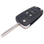 Horande Replacement Folding Keyless Entry Remote Control Key Fob Cover Case Fit for 2010 2012 2011 2014 Chevy Camaro Cruze Equinox Sonic Terrain Key Fob No Chip