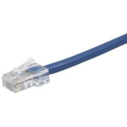 Monoprice 113407 ZerobootCat6 Ethernet Patch Cable - Network Internet Cord - RJ45, Stranded, 550Mhz, UTP, Pure Bare Copper Wire, 24AWG, 10ft, Blue