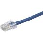 Monoprice 113407 ZerobootCat6 Ethernet Patch Cable - Network Internet Cord - RJ45, Stranded, 550Mhz, UTP, Pure Bare Copper Wire, 24AWG, 10ft, Blue