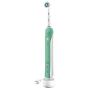 Oral-B 1000 CrossAction Electric Toothbrush, Green, Powered by Braun