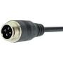 10FT/3M Car 4Pin Aviation Video ExtensionCable for, CCTV Rearview Camera Truck Trailer Camper Bus Motorhome Vehicle Backup Monitor Waterproof Shockproof System