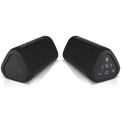 OontZ Angle 3 Ultra (4th Gen) Waterproof 5.0 Bluetooth Speaker, Two Speaker Edition, 14 Watts, Hi-Quality Sound & Bass, 100 Ft Wireless Range, Bluetooth Speakers by Cambridge SoundWorks (Black)