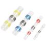 200PCS Blue Solder Seal Wire Connectors-Dmuccio Waterproof Solder Wire Connectors-Heat Shrink Butt Connectors-Wire Terminals for Marine,Watercraft,Electrical,Electronics,Automotive Solder Sleeve