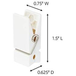 Command Spring Clips, Quartz, 8-Clips (17089Q-8ES), Decorate Damage-Free