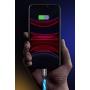 6ft LED Charger Cable, Light Up Visible Flowing Charger Charging Cord Compatible with Phone12 Plus/XS/XR/X/11/8 Plus / 8/7 Plus/6 Plus/5/5S(6FT, Blue)