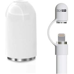 TechMatte Magnetic Replacement Cap Compatible with Apple Pencil (with Cap Holder) (Updated Version)