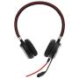 Jabra Evolve 40 MS Professional Wired Headset, Stereo – Telephone Headset for Greater Productivity, Superior Sound for Calls and Music, 3.5mm Jack/USB Connection, All-Day Comfort Design, MS Optimized
