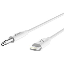 Belkin AV10172bt03-WHT 3.5mm Audio Cable with Lightning Connector, White