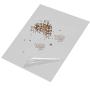 YAHEA Desktop Mini Sticky Dust Mat,Absorbs Dust and Small Parts Mat, Suitable for Office, Electronics, Clock Repair (2 Pads, 9''×13'') White