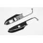 for Ford Mustang 2015-2018, Door Handle Window Lift Button Decoration Frame Trim Carbon Fiber Style