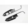 for Ford Mustang 2015-2018, Door Handle Window Lift Button Decoration Frame Trim Carbon Fiber Style