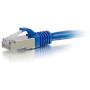 C2G 27241 Cat5e Cable - Snagless Shielded Ethernet Network Patch Cable, Blue (3 Feet, 0.91 Meters)