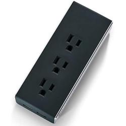 Joule Surge Protector Power Strip with 3 Outlets and 2 USB Ports – Portable for Travel, Hotel, Home, and Office Use