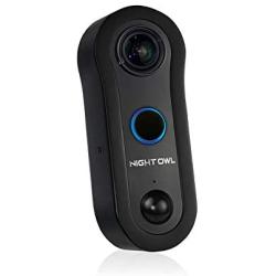 Night Owl 1080p HD Smart Video Doorbell with 2-Way Audio, Night Vision, Real-Time Alerts, Free Remote Viewing App, Dual Sensor Technology, Wide Viewing Angle and Customizable Storage Options