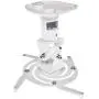 AMER Projector Mount - Universal Ceiling Bracket LCD DLP Tilt 360° Swivel 30lbs (White)