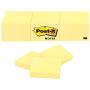 Post-it Mini Notes, 1.5x2 in, 12 Pads, Americas #1 Favorite Sticky Notes, Canary Yellow, Clean Removal, Recyclable (653)