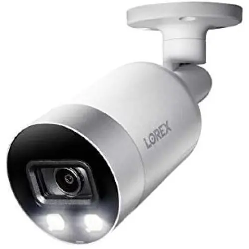 4K Ultra HD Analog Active Deterrence Add-on Security Bullet Camera with Color Night Vision