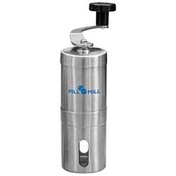 Pill Mill Pill Crusher - Crushes Multiple Tablets to a Fine Powder - Metal Pill Grinder - Tablet Pulverizer Suitable for Travel - Great Feeding Tube use and Pets