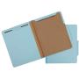 Amazon Basics Classification Folder- 100% Recycled, 2 Dividers, 2'' Embedded, Letter, Light Blue, 10 per Box