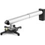 StarTech.com Universal Projector Wall Mount - Projector Mount supports Short & Ultra Short Throw Projectors up to 33lb (15kg) - Tilt/Swivel/Rotate - Adjustable 16.5'' to 27.7'' from Wall (PROJWALLMNT)