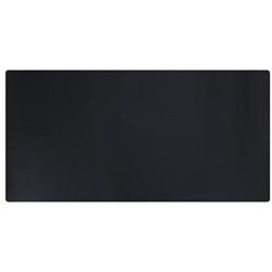 KINGFOM Desk Mat Pad Blotter Protector 23.6'' x 11.8'', PU Leather Desk Mat Laptop Keyboard Mouse Pad with Comfortable Writing Surface Waterproof (Black)