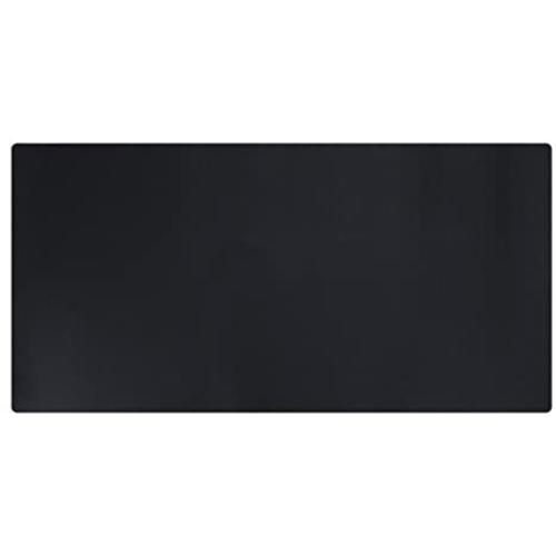 KINGFOM Desk Mat Pad Blotter Protector 23.6'' x 11.8'', PU Leather Desk Mat Laptop Keyboard Mouse Pad with Comfortable Writing Surface Waterproof (Black)
