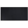 KINGFOM Desk Mat Pad Blotter Protector 23.6'' x 11.8'', PU Leather Desk Mat Laptop Keyboard Mouse Pad with Comfortable Writing Surface Waterproof (Black)