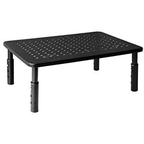Hippo & Frog Metal Desk Monitor Stand Riser, 3 Height Adjustable