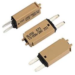 GLOSO E73 Mini ATM 5 Amp Circuit Breakers Manaul Reset (T3) - 3 Pack (5A)