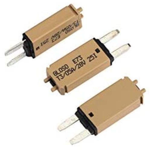 GLOSO E73 Mini ATM 5 Amp Circuit Breakers Manaul Reset (T3) - 3 Pack (5A)