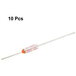 uxcell 250V 10A 135 Celsius Circuit Cut-off Temperature Thermal Fuse 10 Pcs
