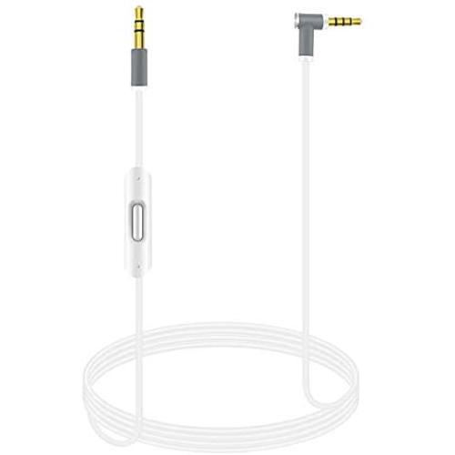 SINDERY Audio Cable Aux Cord Compatible with Solo 3 /Studio 3 Wireless Solo 2 /Studio 2 Wireless/Pro/Mixr/Executive/Pill.(White)