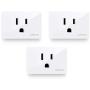 Wemo Smart Plug (Simple Setup Smart Outlet for Smart Home, Control Lights and Devices Remotely Works w/ Alexa, Google Assistant, Apple HomeKit), Pack of 3