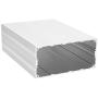 Good Heat Dissipation Split Type Matte Silver High Reliability Aluminum Project Box Sturdy Electronic Enclosure Case for Circuit Board Aluminum Case Industrial