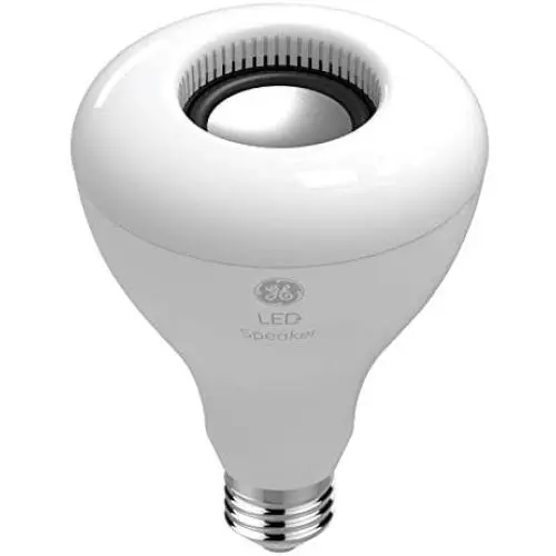 LED+ Speaker Light Bulb, Bluetooth Light Bulbs with Speaker, BR30, 65-Watt Replacement, Soft White, Bluetooth Speaker Light Bulb, 1-pack