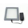 Switchable Smart Glass Sample Electronic PDLC Smart Film Laminated with Low Iron Glass (7 x 4.5 inch)