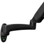 StarTech.com Wall Mount Monitor Arm - Full Motion Articulating - Adjustable - Supports Monitors 12” to 34” - VESA Monitor Wall Mount - Black (ARMPIVWALL)