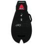 SEGADEN Silicone Cover Protector Case Holder Skin Jacket Compatible with DODGE JEEP CHRYSLER 4 Button Smart Remote Key Fob CV4752 Black