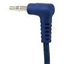 Kids Headphones - noot products K11 Foldable Stereo Tangle-Free 3.5mm Jack Wired Cord On-Ear Headset for Children/Teens/Boys/Girls/Smartphones/School/Kindle/Airplane Travel/Plane/Tablet (Navy/Teal)