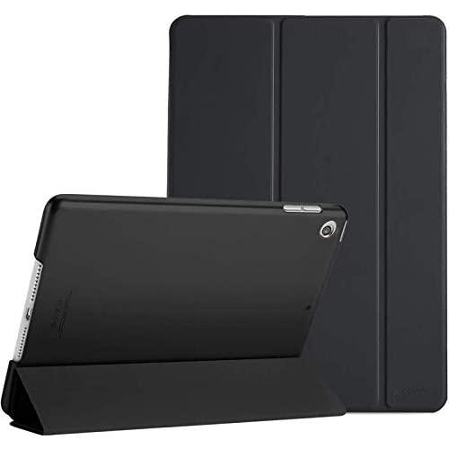 ProCase iPad 10.2 Case 2020 iPad 8th Generation / 2019 iPad 7th Gen Case, Slim Stand Hard Back Shell Protective Smart Cover Case for iPad 10.2 Inch -Black