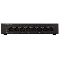 Cisco SG110D-08HP Desktop Switch with 8 Gigabit Ethernet (GbE) Ports plus 32W PoE, Limited Lifetime Protection (SG110D-08HP-NA)