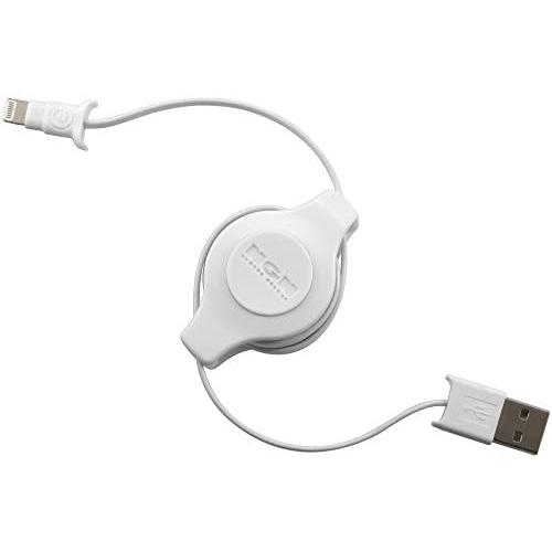 EDG - Apple MFI Certified Retractable Lightning Cable | Charge and Sync Lightning to USB - 3.5 Feet