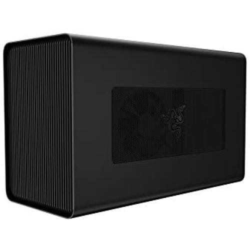 Razer Core X Aluminum External GPU Enclosure (eGPU): Compatible with Windows & MacOS Thunderbolt 3 Laptops, NVIDIA /AMD PCIe Support, 650W PSU, Classic Black