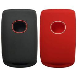 2Pcs Coolbestda Key Fob Rubber Case Protector Cover Glove Holder Wallet For 2019 2020 Mazda 3 WAZSKE11D01
