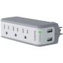 Belkin 3-Outlet USB Surge Protector, Rotating Plug (918 Joules)